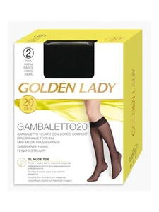Gambaletto donna in filanca Golden Lady 20 den. (2 PAIA) - Picture 1 of 2
