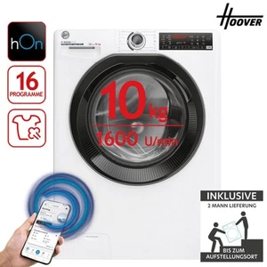 Waschmaschine 10kg hOn App Eco-Power Wi-Fi+Bluetooth Hoover H3WPS6106TAMB-S 2ML - Bild 1 von 16