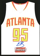 2016-17 Pan Threads Team Threads Rook Die Cuts Autograph #14 DeAndre' Bembry/199