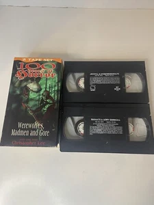 100 Years Of Horror Werewolves Madmen and Gore VHS Christopher Lee Brand New  - Picture 1 of 8