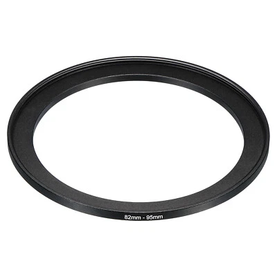 82mm-95mm Metal Step Up Ring Camera Lens Filter Adapter Ring Black - Image 1 of 4