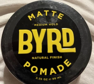 NEW SEALED! BYRD matte pomade med hold natural finish 3.35 oz - Picture 1 of 3