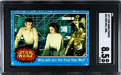 1977 STAR WARS TOPPS #52 WHO WILL WIN... SGC 8.5 4308448 - Image 1 of 2