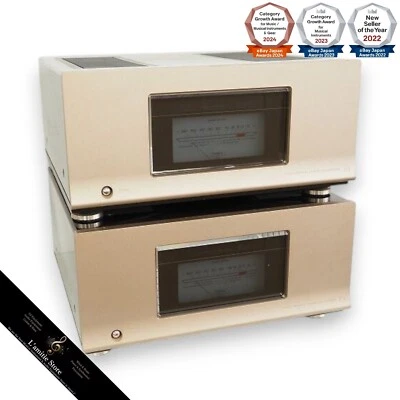 Pair 2x LUXMAN B-10 Monaural Power Amplifier Rare B10 Tested Japan - Image 1 of 4