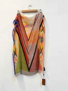 Impresionante bufanda para mujer Missoni rectangular grande de seda nueva con etiquetas - Imagen 1 de 7