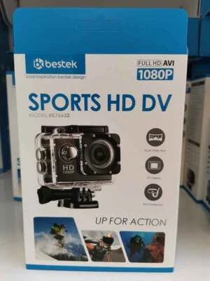 TELECAMERA SPORTIVA FULL HD 1080p SPORT ACTION CAMERA MOTO  IMPERMEABILE 30MT - Immagine 1 di 4