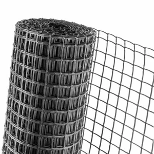 Valla valla de jardín valla de plástico valla de rejilla negra HaGa® 10 m L x 0,5 m de altura - Imagen 1 de 6