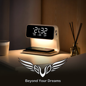 Night Light - Wireless Charging - Decorative Table Clock