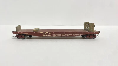 L&N 26460 Flat Bed HO Gauge Wood Flatebed Freight Car B13 - Image 1 of 4