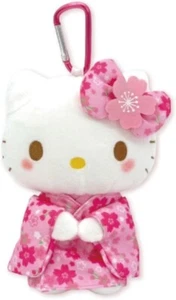 Nakajima Corporation Plush Eco Bag Sakura Kimono Hello Kitty Jp - Picture 1 of 4