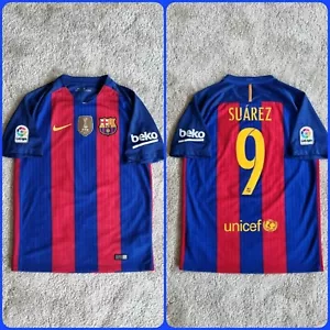 FC Barcelona 2016/17. Talla M. SUÁREZ ORIGINAL. PERFECTA ORIGINAL HISTÓRICA - Imagen 1 de 12