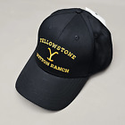 YELLOWSTONE Dutton Ranch Baseball Cap Hat One Size XL Black Paramount TV Show (N