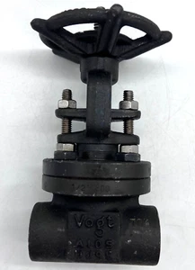 NOB 1/2" Vogt Floweserve Forged Steel Manual Gate Valve 100° F 800 Rating - Picture 1 of 5