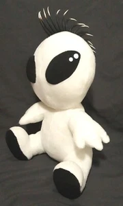 White Alien Plush Punk A&A Global Ind Stuffed Toy Mohawk Spikes Stuffed Toy - Picture 1 of 13