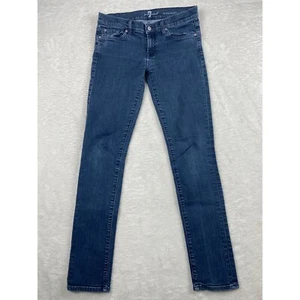 7 For All Mankind Roxanne Denim Jeans Dark Wash Stretch Damen Größe 30 - Bild 1 von 9