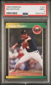 1989 Donruss Nolan Ryan, #154, PSA 9 MINT, Astros - Freshly Graded - Picture 1 of 2