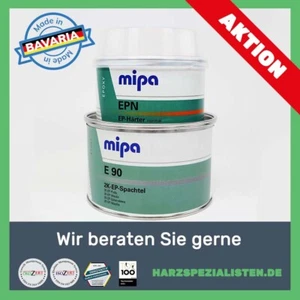 MIPA E90 2K-Epoxy-Spachtel SET 1,5 kg - 1 kg Harzspachtel + 500 g Härter - Bild 1 von 3