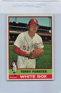 1976 Topps #437 Terry Forster White Sox signiertes Autogramm *G2697 - Bild 1 von 2