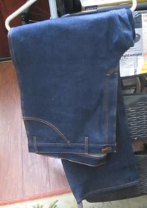 Pantalones de mezclilla azules ""Dickies"" peso pesado de 5 bolsillos pierna recta 48""X30 - Imagen 1 de 3