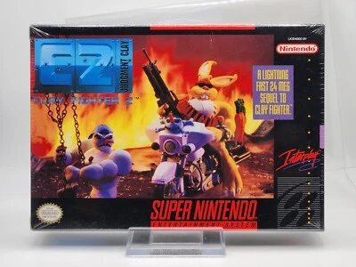 C2 ClayFighter 2: Judgment Clay Super Nintendo SNES BRAND NEW SEALED H-SEAM! - Image 1 of 4