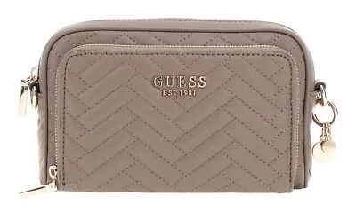 GUESS Anning Camera Crossbody Bag Umhängetasche Tasche Dark Taupe taupe Neu - Bild 1 von 2