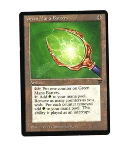 MTG Green Mana Batterie SP Legends Magic the Gathering ~ kostenloser Versand ~ - Bild 1 von 2