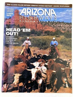 Arizona Highways Magazine March 1996 Cowboy Wannabees Pauline Cushman Civil War - Image 1 of 4
