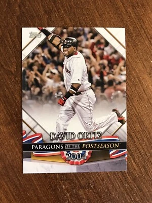 David Ortiz 2022 Topps Paragons of the Postseason PP-2 Boston Red Sox HOF - Image 1 of 2