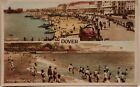 Alt Postkarte Dover dem Meer Vorne Die Wei Cliffs Bathing IN See