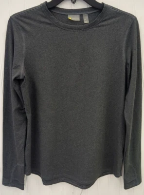 Zella Mujer Active Wear Manga Larga, Gris Carbón con Agujeros para Pulgar Talla M Foto 1 de 4