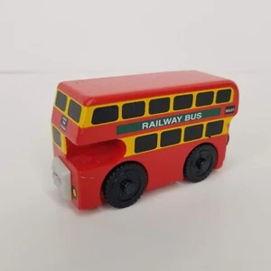 Thomas the Tank Engine 2003 Railway Bus Bulgy Anti League Wooden Magnet Train - Picture 1 of 9