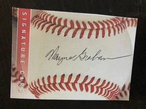 Tarjeta SignatureSweet Spot firmada por Wayne Graham de los Mets de Nueva York/Filadelfia Phillies - Imagen 1 de 1