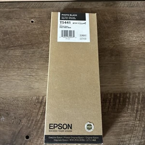 Genuine Epson Ultra Chrome Ink T5441 Photo Black - 220 ml fill vol. EXP. 06/09 - Picture 1 of 3