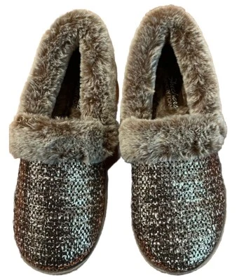 Zapatillas Skechers Metálicas de Espuma con Memoria Zapatos Sintéticos para Mujer Talla 6.5 NUEVAS SIN CAJA💐 Foto 1 de 4