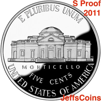 2011 S Jefferson Nickel US Mint Proof Set Early Strike Nickle 5¢ New Lowest 2024 - Image 1 of 4