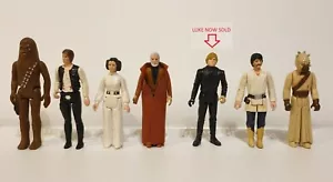 STAR WARS: DE COLECCIÓN LEIA, HAN, CHEWBACCA, OBI, SANDMAN + 1 FIGURAS LUKE VENDIDAS - Imagen 1 de 10