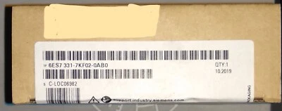 SIEMENS SIMATIC S7-300, 6ES7331-7KF02-0AB0 Analog input SM 331 - Immagine 1 di 2