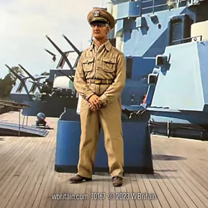 W.Britain 10167 U.S.N. Admiral Chester W. Nimitz, 1944-45 (Großbritannien) - Bild 1 von 2