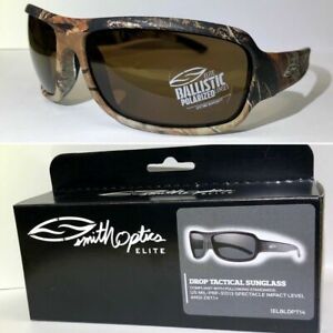 Smith Optics Elite - Drop Tactical Sunglasses - Realtree / Brown Lens