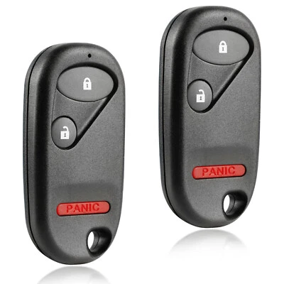 2 Remote 3-BTN Car Key Fob for 1996 1997 1998 1999 2000 Honda Civic A269ZUA106 - Imagem 1 de 4