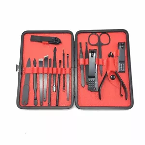 15/16pcs Nail Skin Cutter Mini Cuticle Clippers Pedicure Manicure Tool Set - Picture 1 of 6
