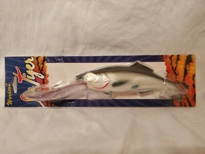 Worden's 8" Sea Tiger 4055 Trolling Bait 5 1/2 Oz Fishing Lure Black&White flake - Picture 1 of 6