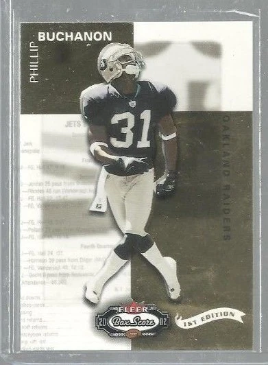 2002 Fleer Box Score First Edition #130 Phillip Buchanon 085/100 (ref42441) - Image 1 of 1
