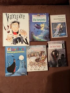 Vampirbücher Vampire Kinder- Jungend- Und Erwachsenenbücher Lot 6 Stück - Bild 1 von 4
