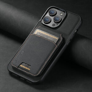Hülle für iPhone 15 14 13 12 11 Pro Max Handy PU Leder Wallet Case Schutz Cover