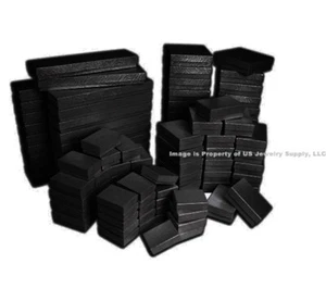 Swirl Black Cotton Fill Jewelry Gift Boxes Cardboard Supplies Display Packaging - Picture 1 of 27