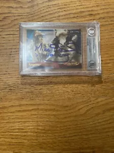 Topps Star Wars Evolution Logray 44 2001 automático Beckett auténtico Steve Grad - Imagen 1 de 5