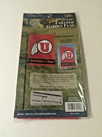 BSI Products Inc Utah Utes 2-Sided Country Garden Flag Cover