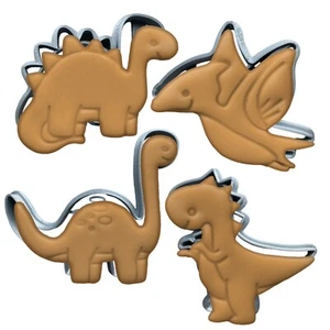 Set di 4 taglierina biscotti dinosauri | Fossil T-Rex | rettili | taglia biscotti - Foto 1 di 8