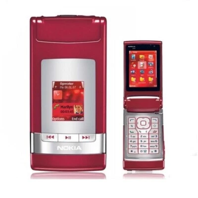 Nokia N76 Original Bluetooth 3G JAVA 2MP Unlocked Keyboard FM Flip Mobile Phones - Image 1 of 4